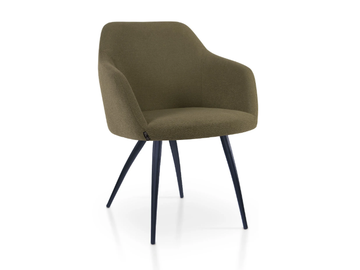 PREMIERE TIFFANY - Fabric chair with armrests by 5A Design - view 2